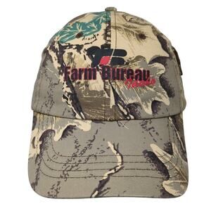 Farm Bureau Idaho Baseball Cap Multicolor OS Adjustable Camouflage Vitronic